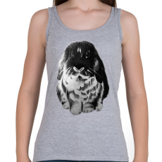 PRINTFASHION Nyuszika - Női atléta - Sport szürke