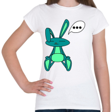 PRINTFASHION Nyuszika - Női póló - Fehér női póló