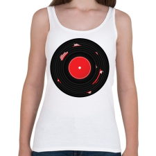 PRINTFASHION Ocean blues - Női atléta - Fehér női trikó