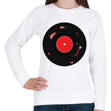 PRINTFASHION Ocean blues - Női pulóver - Fehér női pulóver, kardigán