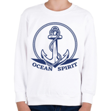 PRINTFASHION Oceán spirit - Gyerek pulóver - Fehér gyerek pulóver, kardigán