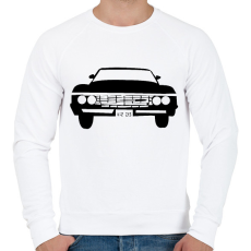 PRINTFASHION odaát #3 - Férfi pulóver - Fehér