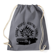 PRINTFASHION odaát - Sportzsák, Tornazsák - Grafitszürke tornazsák