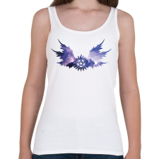 PRINTFASHION Odaát (Supernatural) - Női atléta - Fehér női trikó