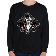 PRINTFASHION Odin - Gyerek pulóver - Fekete gyerek pulóver, kardigán