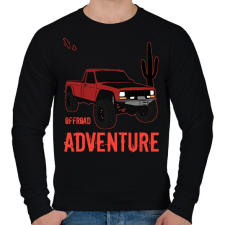 PRINTFASHION offroad - Férfi pulóver - Fekete férfi pulóver, kardigán