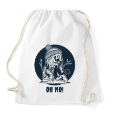 PRINTFASHION Oh No - Sportzsák, Tornazsák - Fehér tornazsák