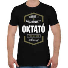 PRINTFASHION Oktató prémium minőség - Férfi póló - Fekete férfi póló