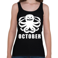 PRINTFASHION Október - Női atléta - Fekete női trikó