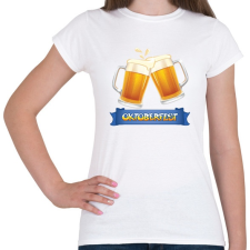 PRINTFASHION Oktoberfest - Női póló - Fehér női póló