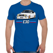 PRINTFASHION Old but gold. E30 - Férfi póló - Királykék férfi póló