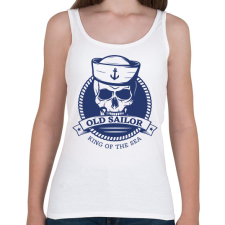 PRINTFASHION Old sailor - Női atléta - Fehér női trikó