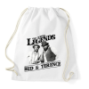 PRINTFASHION Old School Legends - Sportzsák, Tornazsák - Fehér