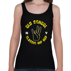 PRINTFASHION Old school - Női atléta - Fekete