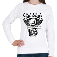 PRINTFASHION Old Style - Női pulóver - Fehér