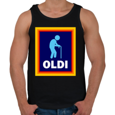 PRINTFASHION OLDI  - Férfi atléta - Fekete