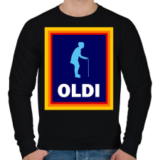 PRINTFASHION OLDI (n) - Férfi pulóver - Fekete férfi pulóver, kardigán