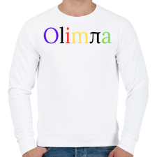 PRINTFASHION Olimpia - Férfi pulóver - Fehér férfi pulóver, kardigán