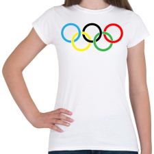 PRINTFASHION Olimpia - Női póló - Fehér női póló