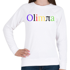 PRINTFASHION Olimpia - Női pulóver - Fehér