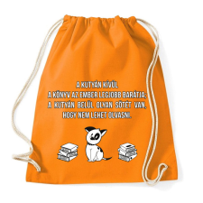 PRINTFASHION Olvasás - Sportzsák, Tornazsák - Narancssárga tornazsák