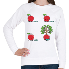 PRINTFASHION Olvasni jó - Női pulóver - Fehér