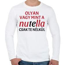 PRINTFASHION Olyan vagy - Férfi hosszú ujjú póló - Fehér férfi póló