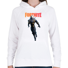 PRINTFASHION Omega Fortnite - Női kapucnis pulóver - Fehér női pulóver, kardigán