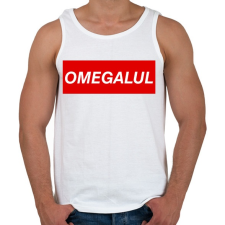 PRINTFASHION OMEGALUL - Férfi atléta - Fehér atléta, trikó