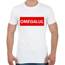 PRINTFASHION OMEGALUL - Férfi póló - Fehér férfi póló