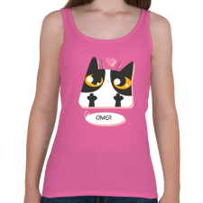 PRINTFASHION OMG - Női atléta - Rózsaszín női trikó