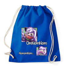 PRINTFASHION Omnomnom  - Sportzsák, Tornazsák - Bright royal tornazsák