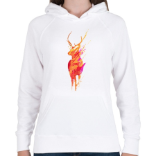 PRINTFASHION On the road again - Női kapucnis pulóver - Fehér női pulóver, kardigán