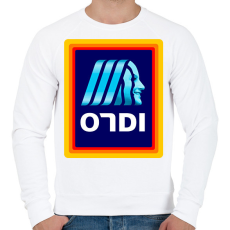 PRINTFASHION Ondi - Férfi pulóver - Fehér