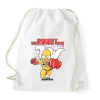 PRINTFASHION One Donut Man - Sportzsák, Tornazsák - Fehér