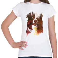 PRINTFASHION One night in the forest - Női póló - Fehér női póló