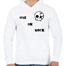 PRINTFASHION One Ok Rock - Férfi kapucnis pulóver - Fehér