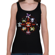 PRINTFASHION One piece kalózok - Női atléta - Fekete női trikó