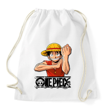 PRINTFASHION One Piece - Monkey D. Luffy - Sportzsák, Tornazsák - Fehér tornazsák