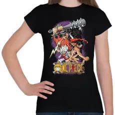 PRINTFASHION One Piece - Női póló - Fekete