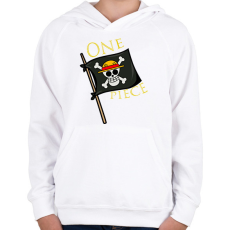 PRINTFASHION one piece terv - Gyerek kapucnis pulóver - Fehér