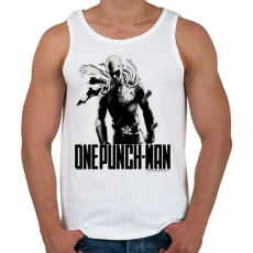 PRINTFASHION one punch man - Férfi atléta - Fehér