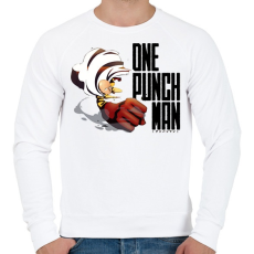 PRINTFASHION One Punch Man - Férfi pulóver - Fehér
