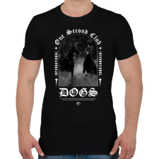 PRINTFASHION One Second Club - Férfi póló - Fekete férfi póló