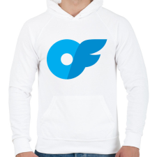 PRINTFASHION Only Fans - Férfi kapucnis pulóver - Fehér férfi pulóver, kardigán