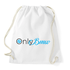 PRINTFASHION OnlyBmw - Sportzsák, Tornazsák - Fehér tornazsák