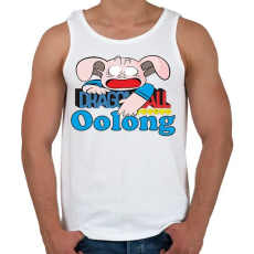 PRINTFASHION Oolong - Férfi atléta - Fehér