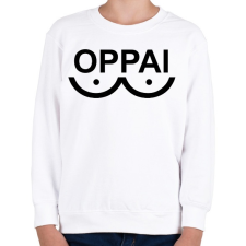 PRINTFASHION Oppai Saitama - Gyerek pulóver - Fehér gyerek pulóver, kardigán