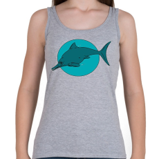 PRINTFASHION Optalmosaurus - Női atléta - Sport szürke