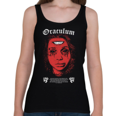 PRINTFASHION Oraculum - Okkult Design - Női atléta - Fekete